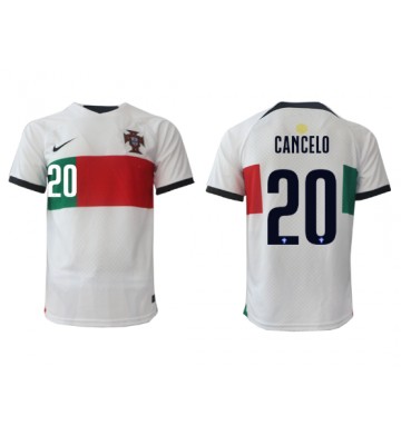 Portugal Joao Cancelo #20 Replica Away Stadium Shirt World Cup 2022 Short Sleeve
